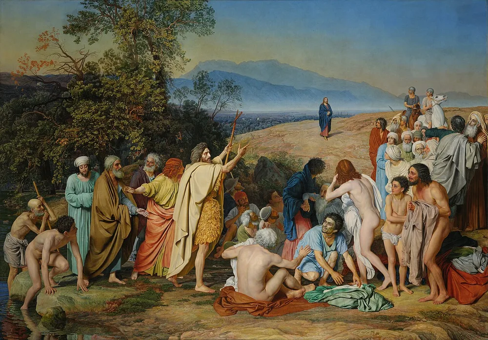 L'Apparitions de Jésus, Alexandre Ivanov, 1837-1857