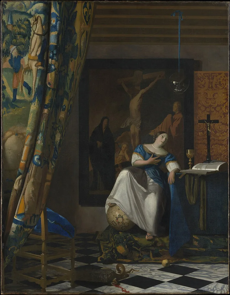 L'Allégorie de la Foi catholique, Johannes Vermeer, 1670-1672