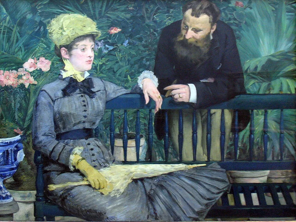 Dans la serre, Édouard Manet, 1878-1879