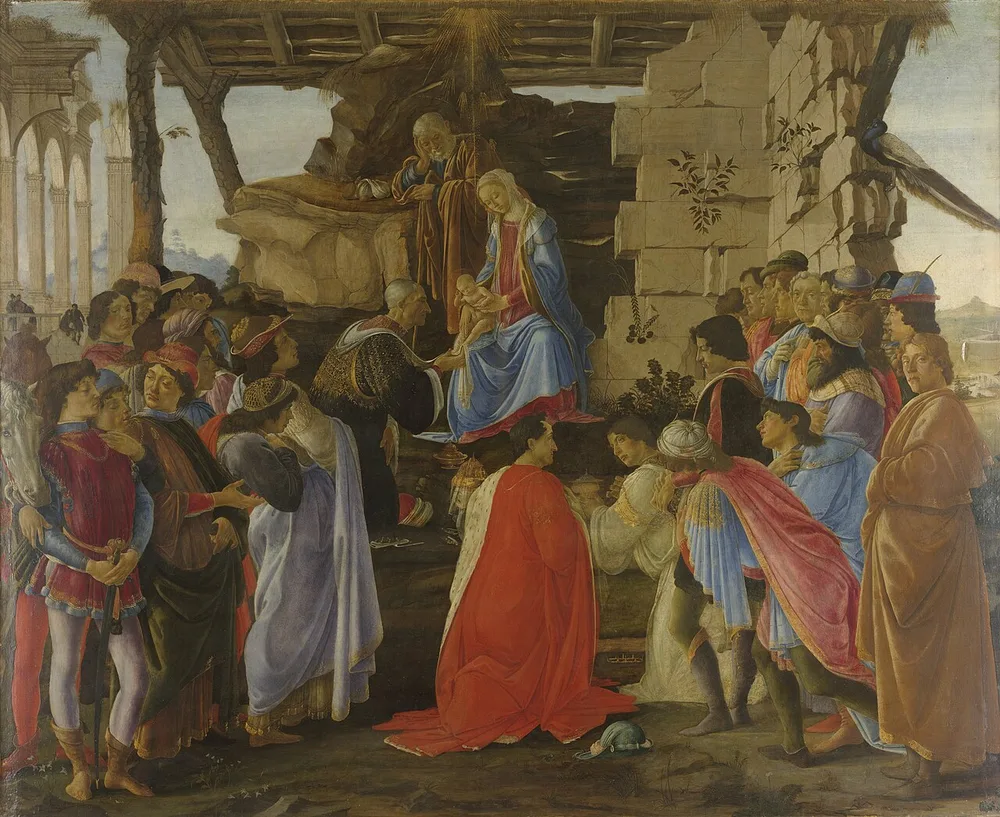 L'Adoration des mages, Sandro Botticelli, vers 1474-1476