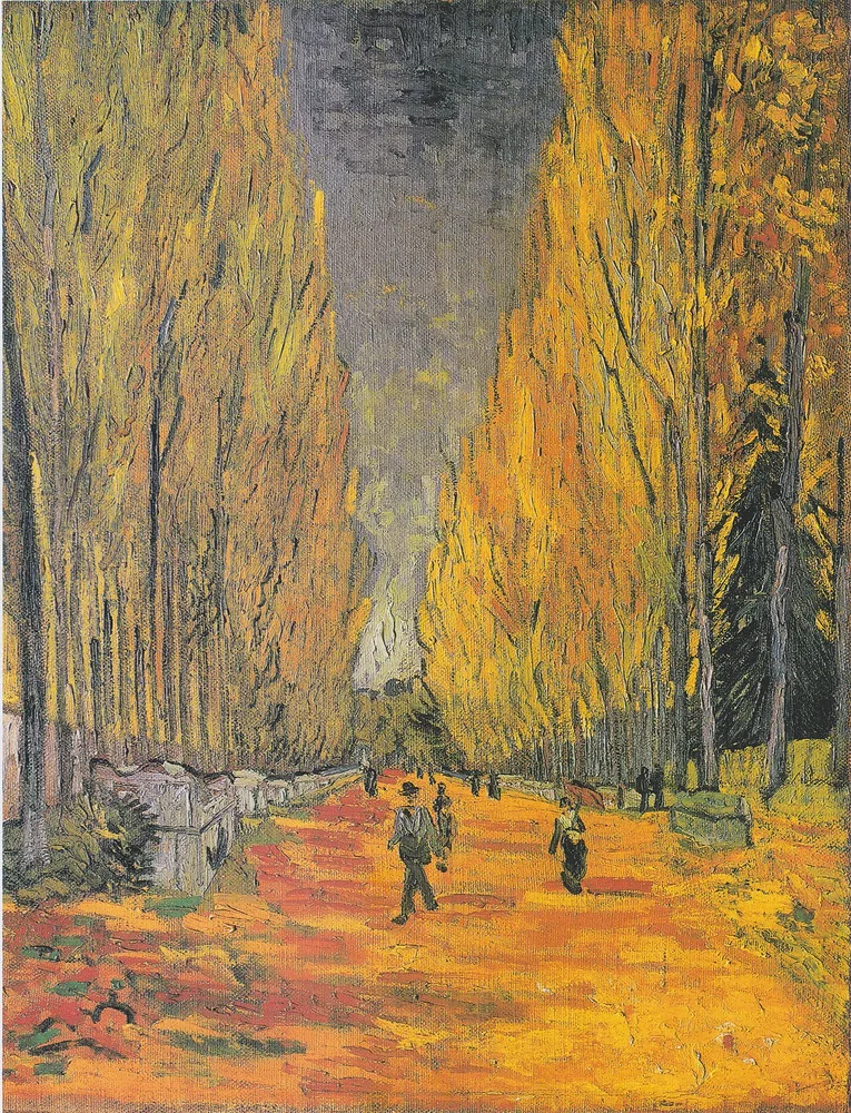 Les Alyscamps, Vincent van Gogh, 1888
