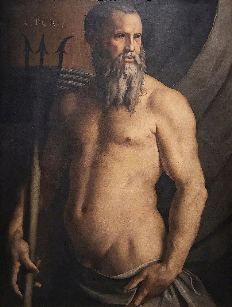 Portrait d'Andrea Doria en Neptune, Bronzino, vers 1545-1546