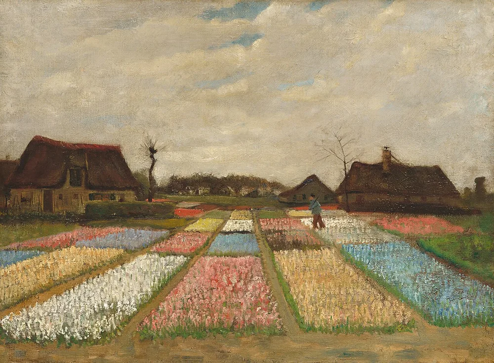 Champs de fleurs en Hollande, Vincent van Gogh, 1883