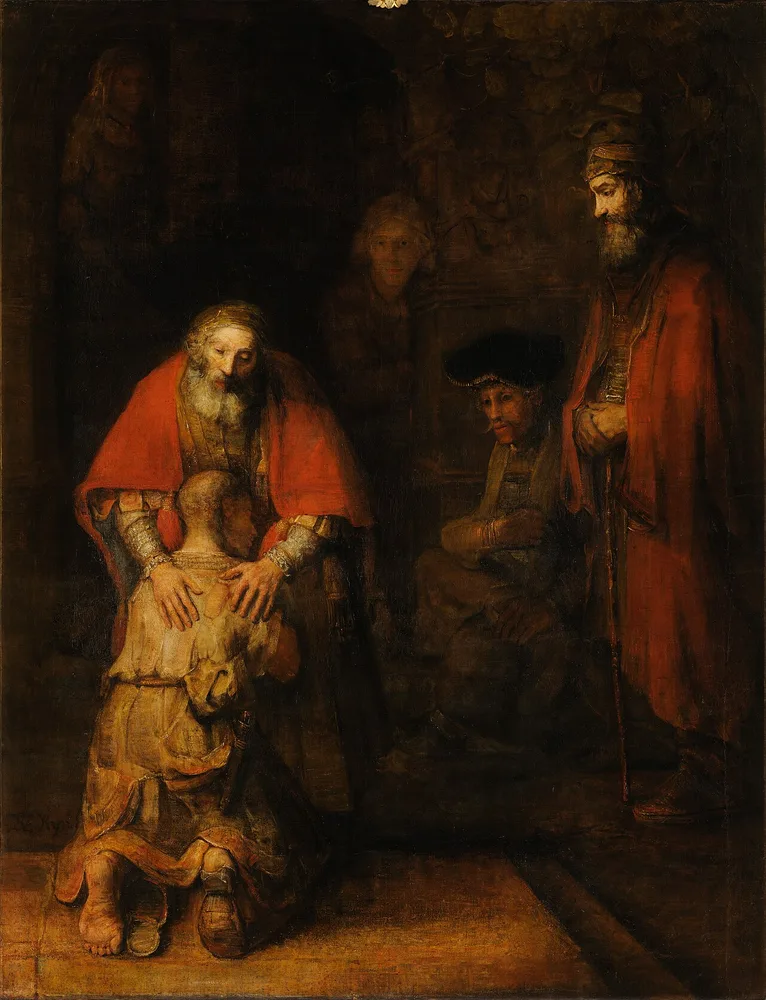 Le Retour du fils prodigue, Rembrandt, vers 1668