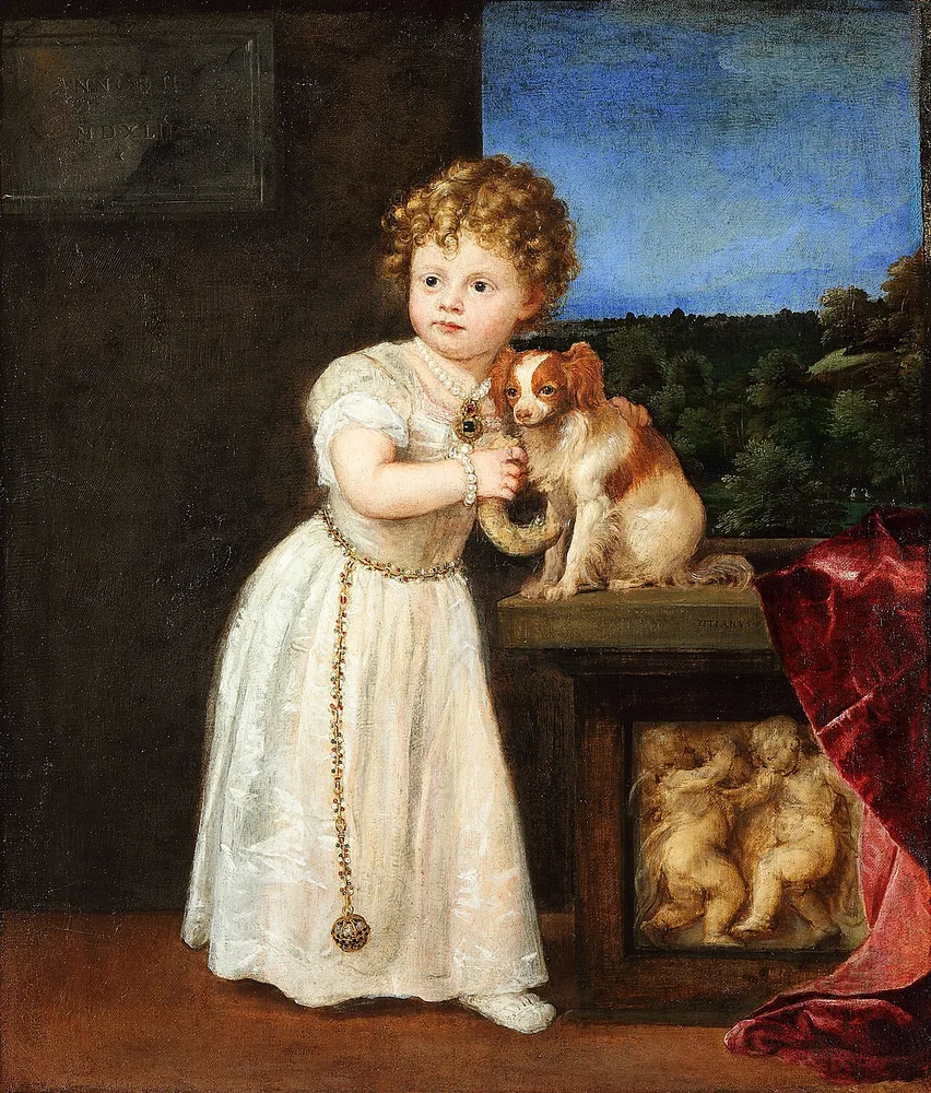 Portrait de Clarissa Strozzi, Titien, 1542