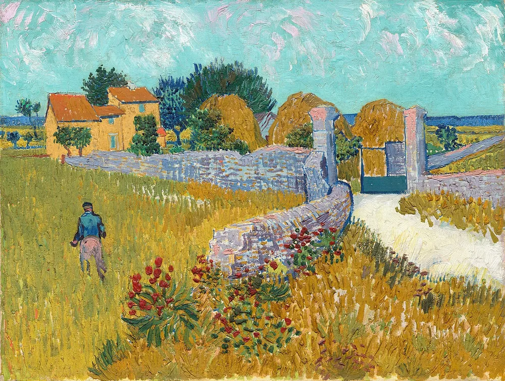 Ferme en Provence, Vincent van Gogh, 1888