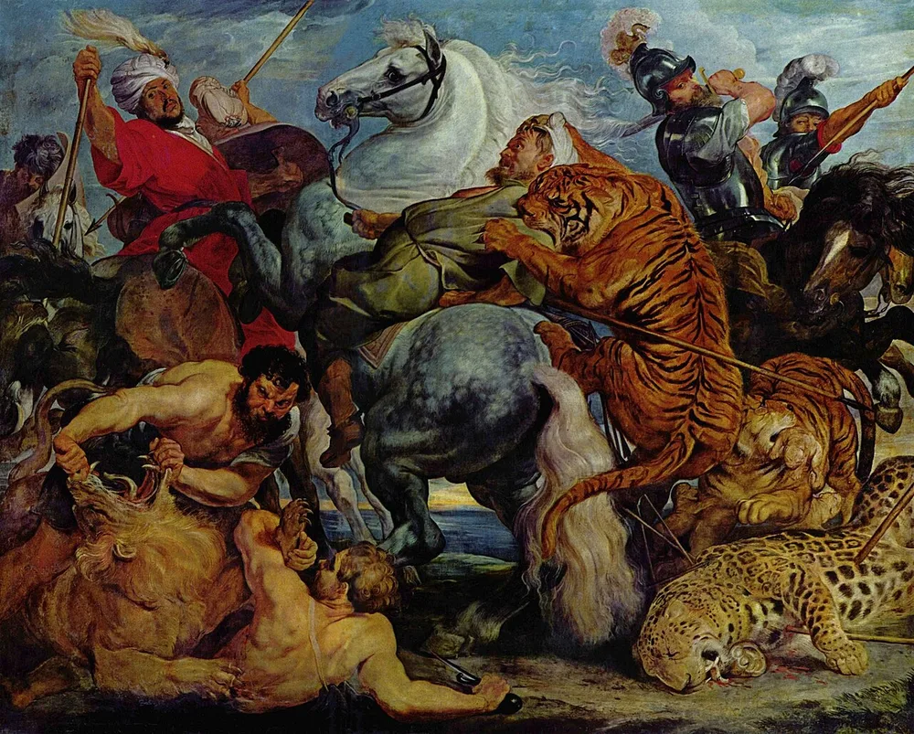 La Chasse au tigre, Pierre Paul Rubens, vers 1615-1617