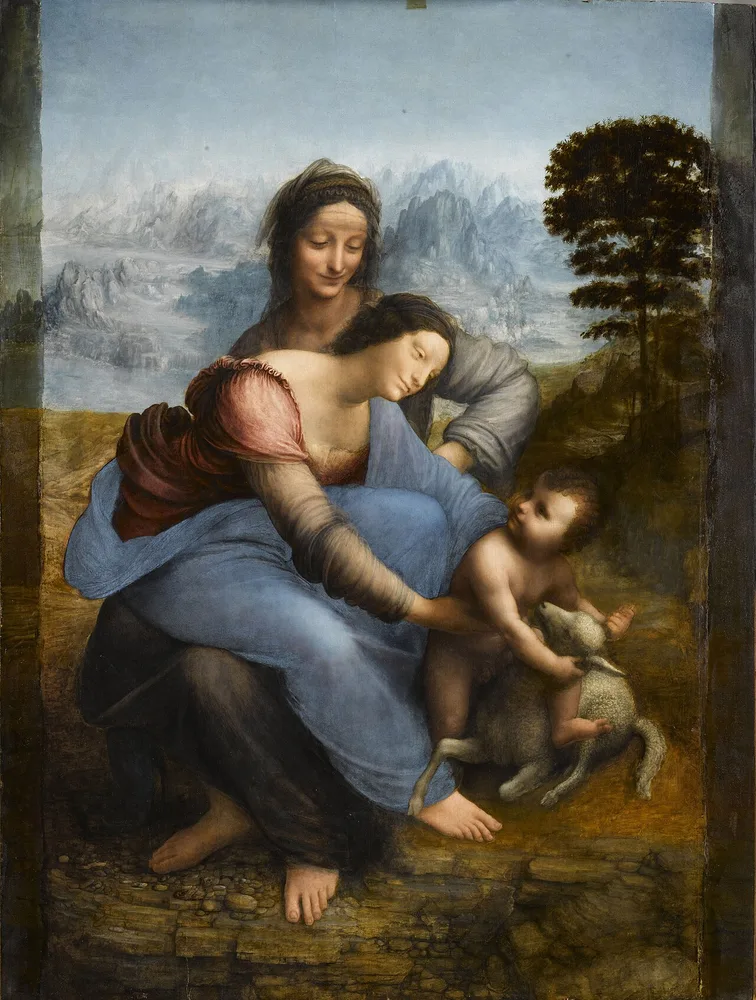 La Vierge, l'Enfant Jésus et sainte Anne, Léonard de Vinci, vers 1503-1519