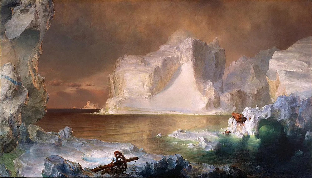 Les Icebergs, Frederic Edwin Church, 1861