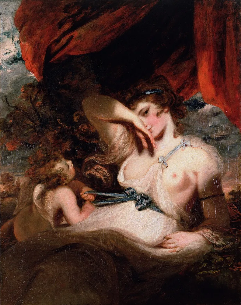 L'Amour détachant la ceinture de Vénus, Joshua Reynolds, 1788