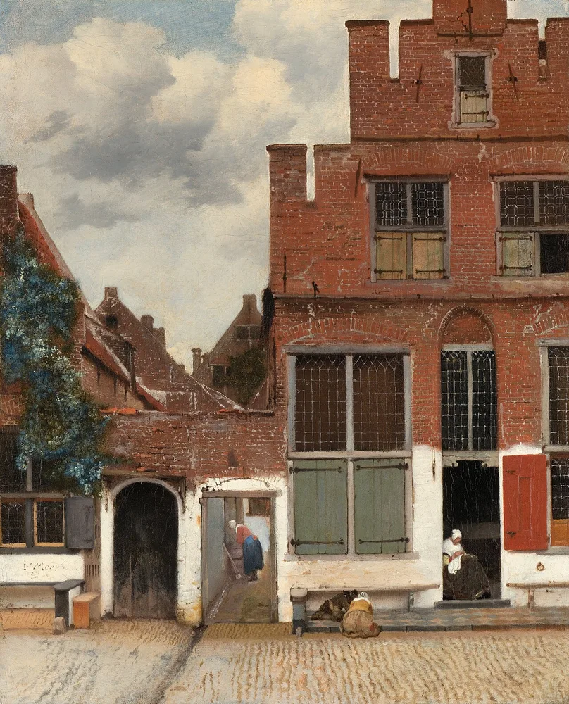 La Ruelle, Johannes Vermeer, vers 1658