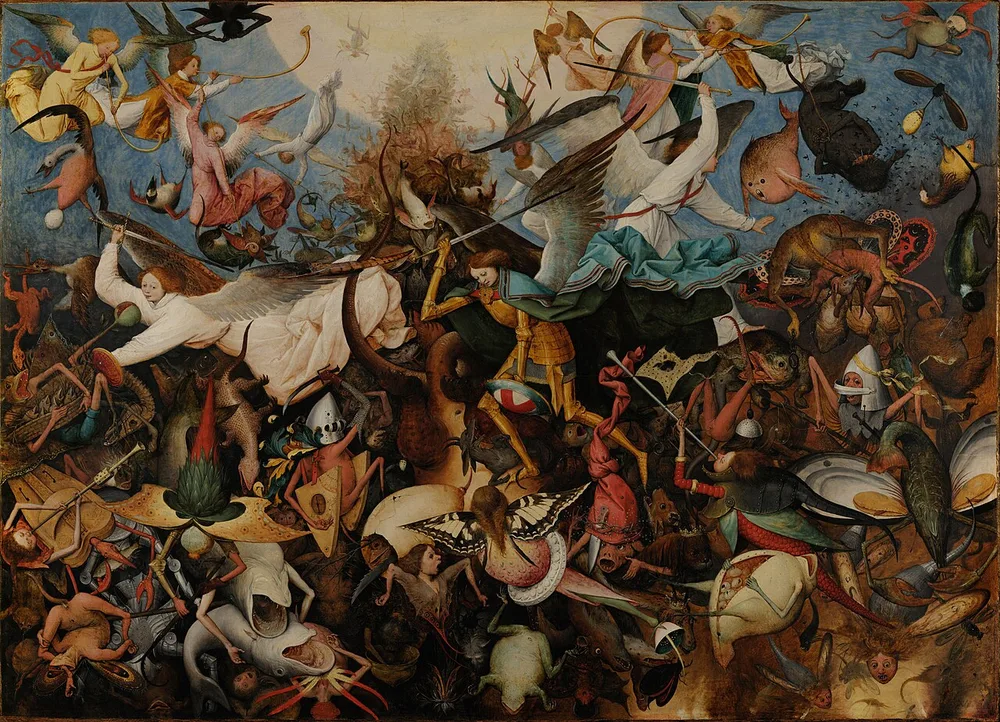 La Chute des anges rebelles, Pieter Brueghel l'Ancien, 1562
