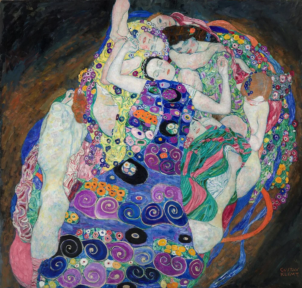 Les Vierges, Gustav Klimt, 1913