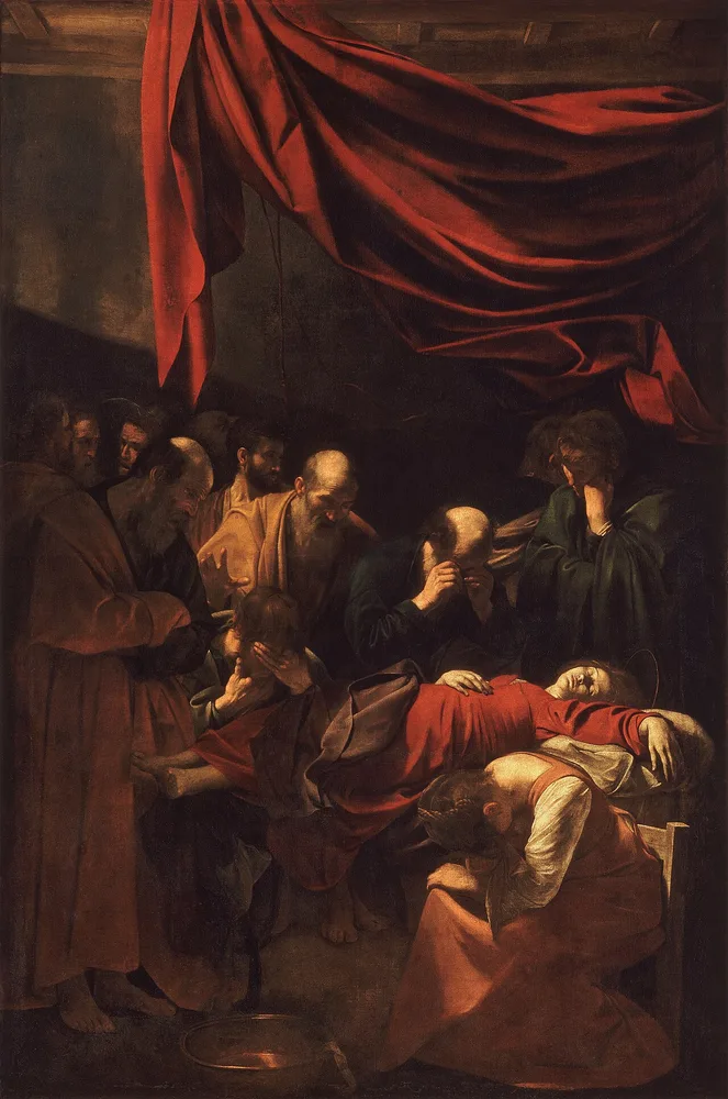 La Mort de la Vierge, Le Caravage, vers 1601-1606