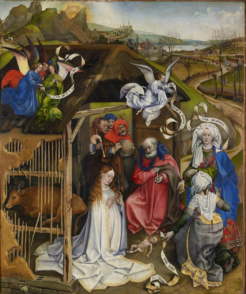 La Nativité, Robert Campin, vers 1430