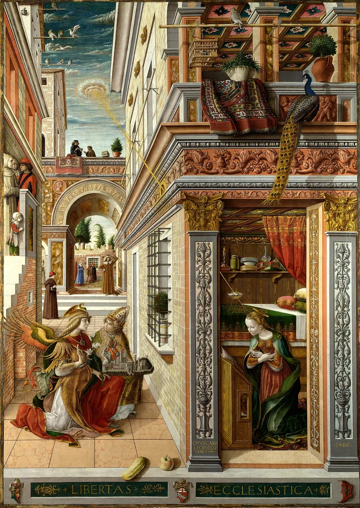 Annonciation d'Ascoli, Carlo Crivelli, 1486