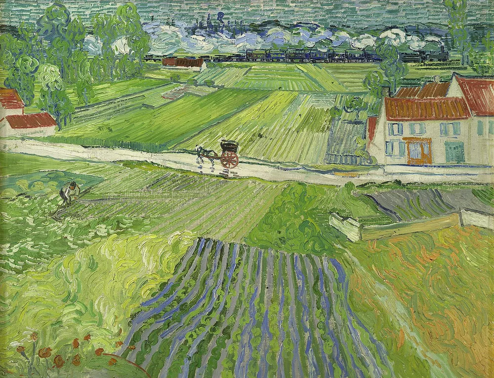 Paysage d'Auvers après la pluie, Vincent van Gogh, 1890