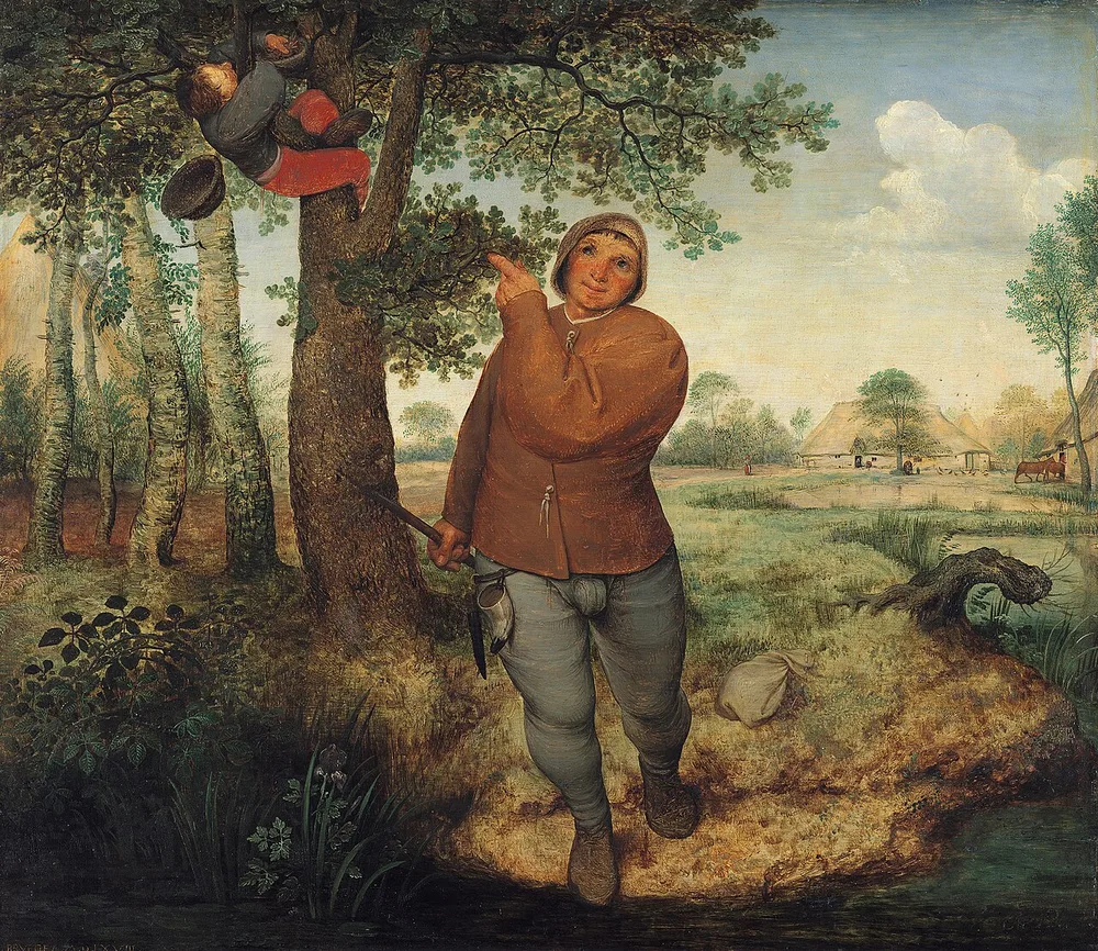 Le Paysan et le voleur de nid, Pieter Brueghel l'Ancien, 1568
