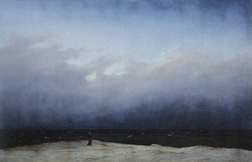 Le Moine au bord de la mer, Caspar David Friedrich, 1808-1810