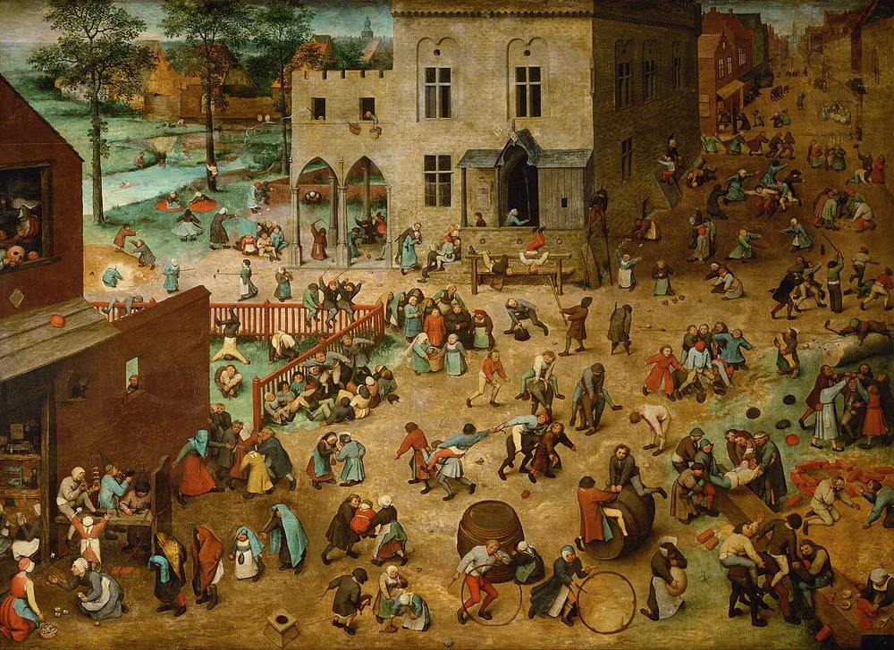 Les Jeux d’enfants, Pieter Brueghel l'Ancien, 1560