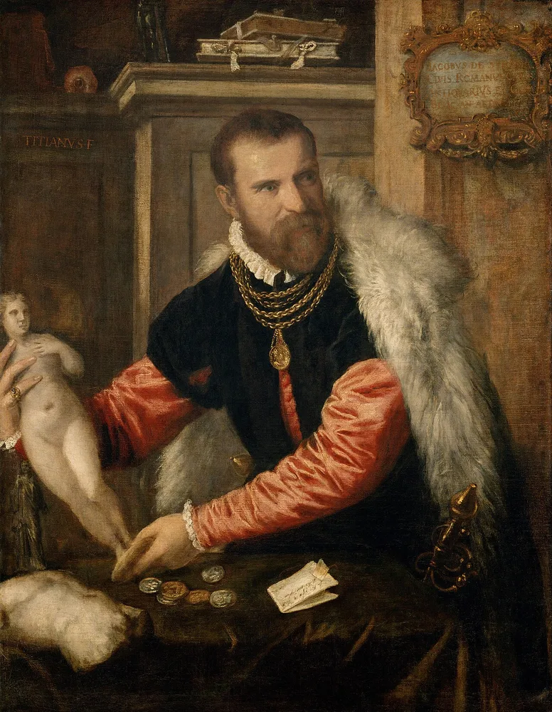Portrait de Jacopo Strada, Titien, 1567-1568