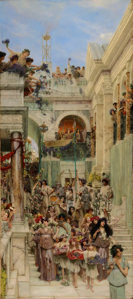 Printemps, Lawrence Alma-Tadema, 1894