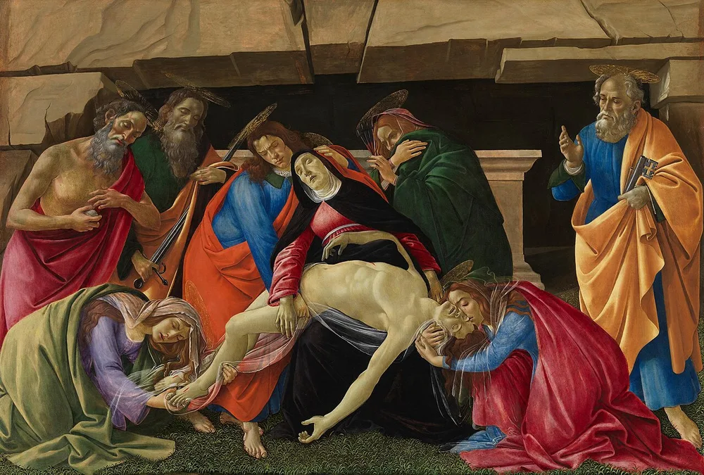 La Lamentation sur le Christ mort, Sandro Botticelli, vers 1490-1495