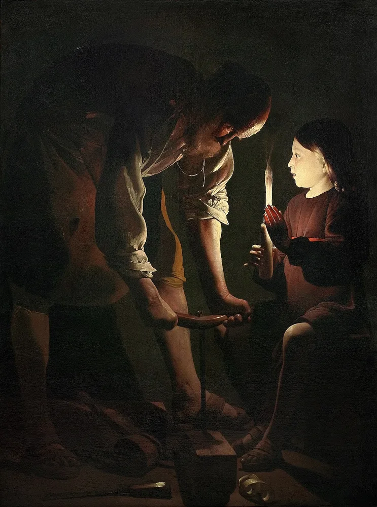 Saint Joseph charpentier, Georges de La Tour, vers 1642