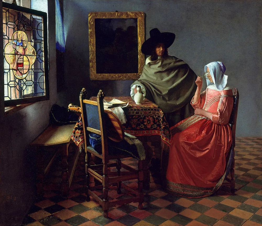 Le Verre de vin, Johannes Vermeer, 1658-1660