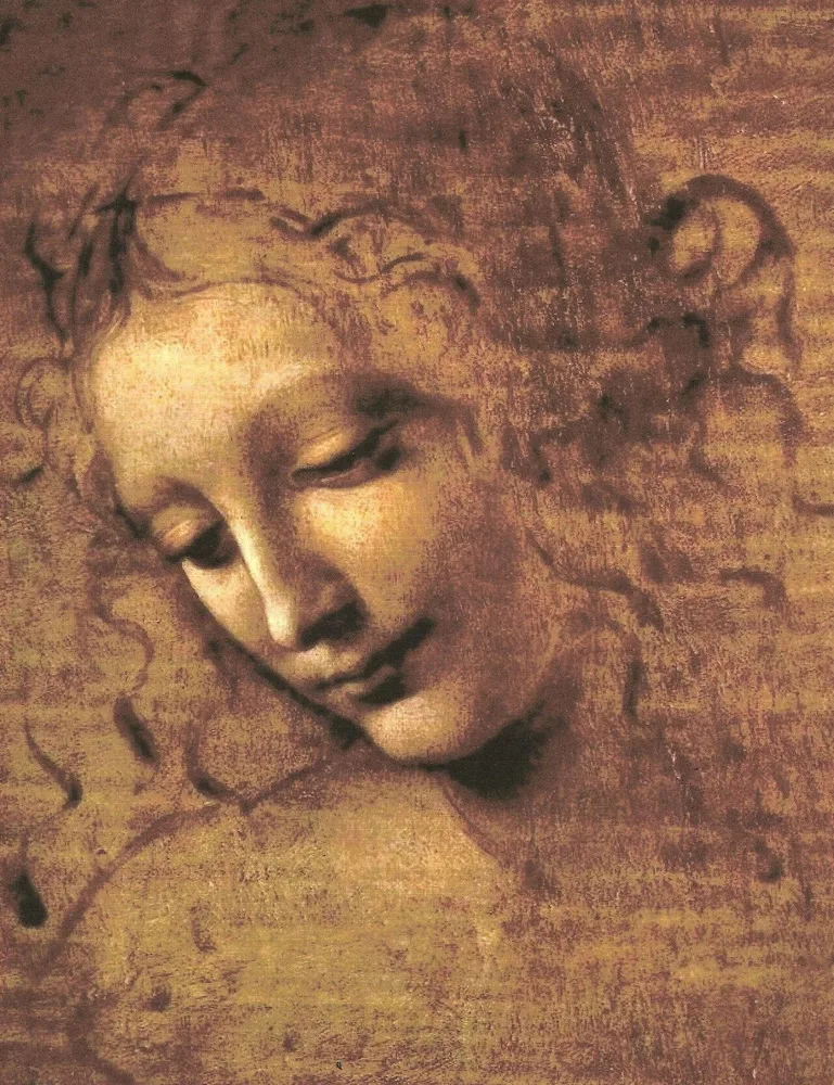 La Scapigliata, Léonard de Vinci, années 1500