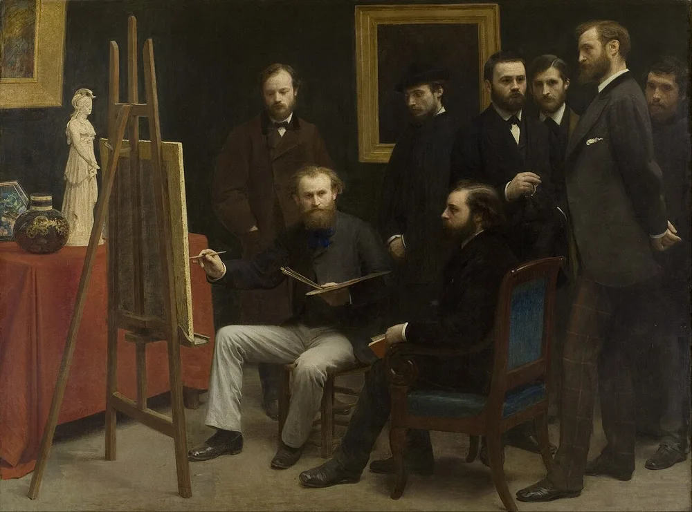 Un atelier aux Batignolles, Henri Fantin-Latour, 1870
