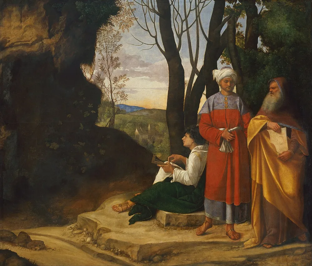 Les Trois Philosophes, Giorgione, 1505-1509