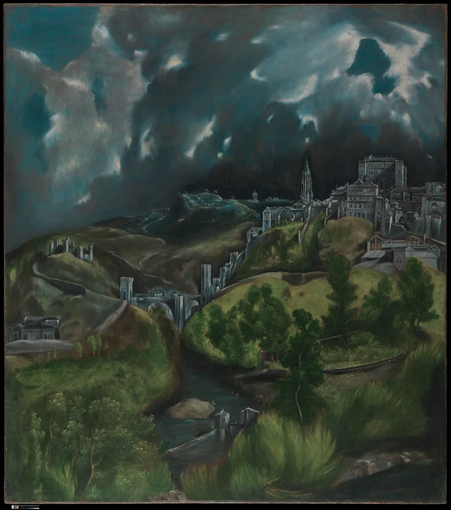 Vue de Tolède, Le Greco, 1596