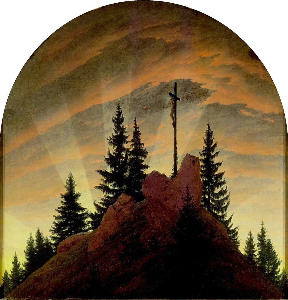 Le Retable de Tetschen, Caspar David Friedrich, 1807-1808