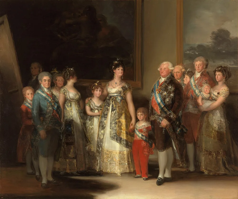 La Famille de Charles IV, Francisco de Goya, 1800