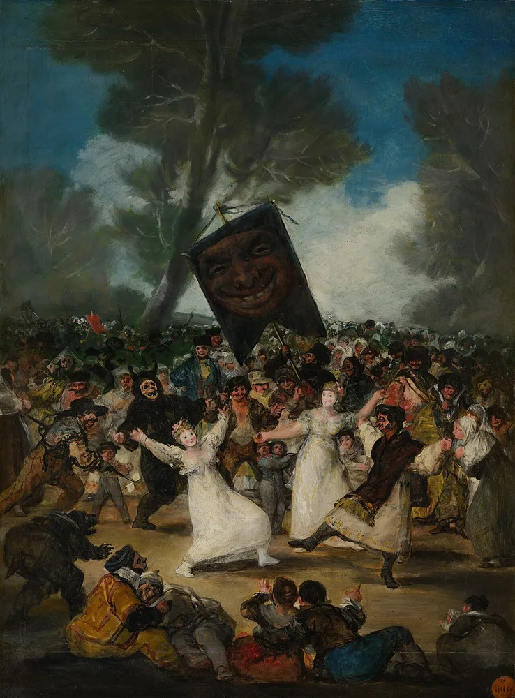 L'Enterrement de la sardine, Francisco de Goya, vers 1814-1816