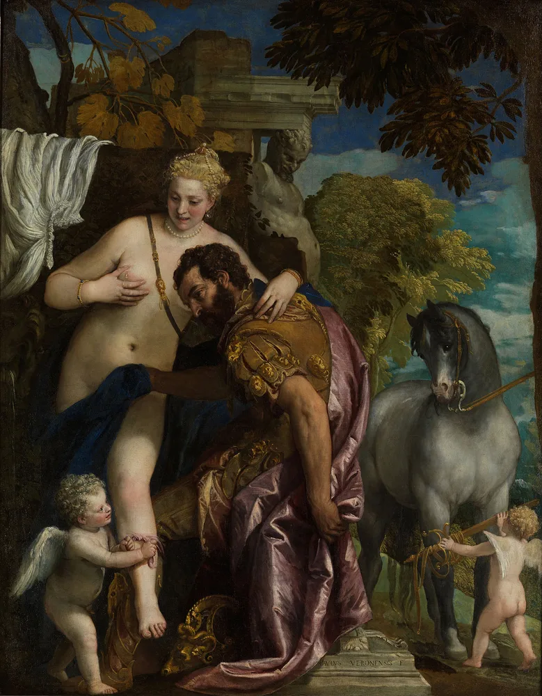 Vénus et Mars, Paul Véronèse, années 1570