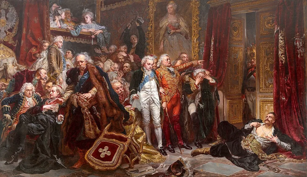 Rejtan - La chute de la Pologne., Jan Matejko, 1866