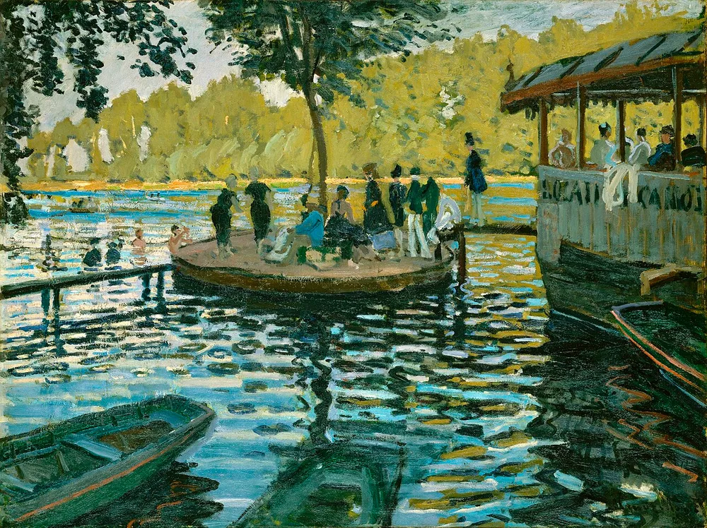 La Grenouillère, Claude Monet, 1869