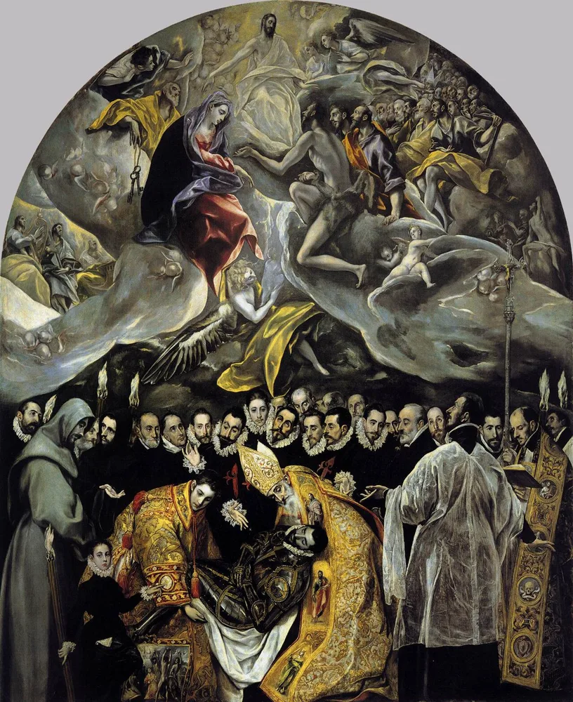 L'Enterrement du comte d'Orgaz, Le Greco, 1586