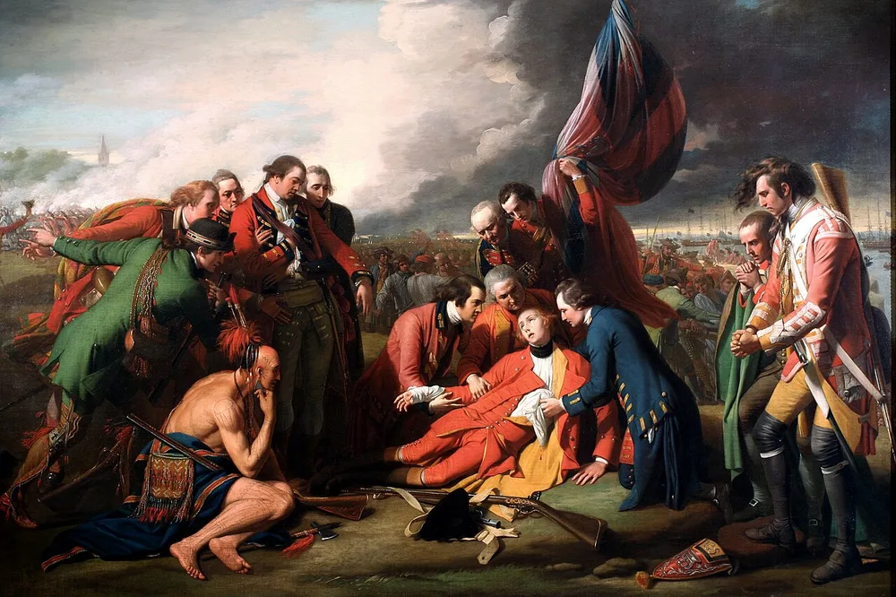 La Mort du général Wolfe, Benjamin West, 1770