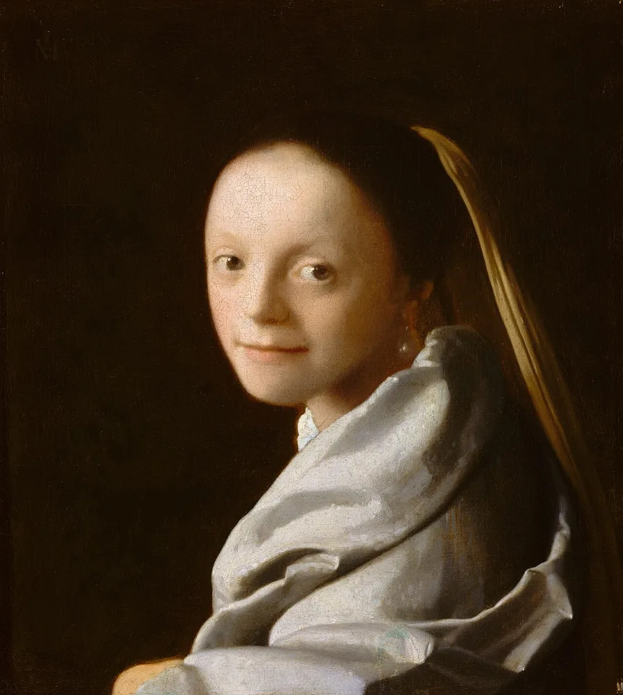 Portrait d'une jeune femme, Johannes Vermeer, 1665