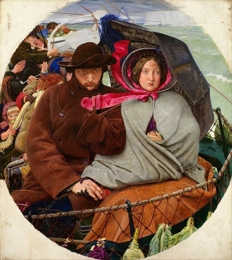 Adieu à l'Angleterre, Ford Madox Brown, 1852-1855