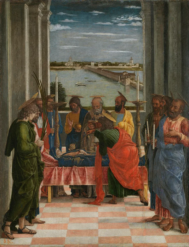 La Mort de la Vierge, Andrea Mantegna, vers 1462