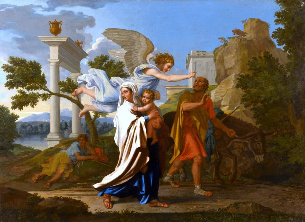 La Fuite en Égypte, Nicolas Poussin, 1658