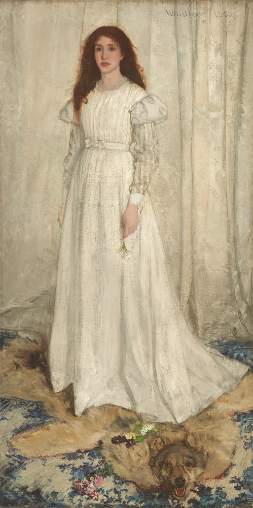 Symphonie en blanc n°1 : la jeune fille en blanc, James Abbott McNeill Whistler, 1861-1863
