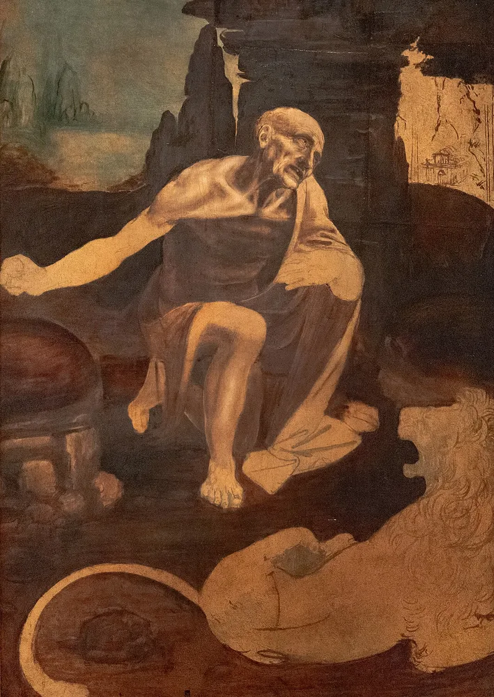 Saint Jérôme, Léonard de Vinci, 1480-1482